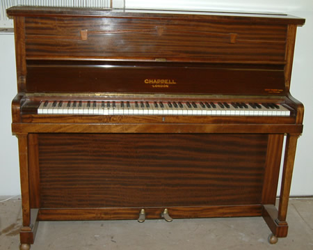 Chappell upright piano.